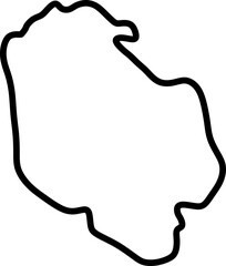 Jammu Kashmir Map Outline