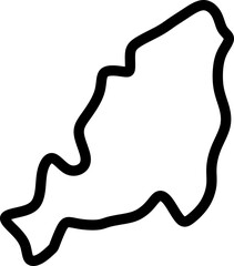 Nagaland Map Outline