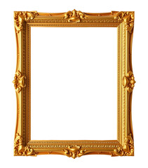 Vintage golden frame
