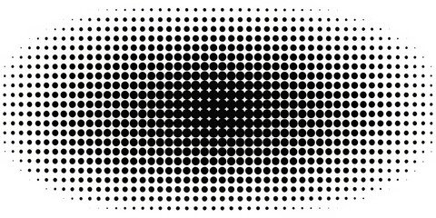 Black and White Polka Dot Pattern, Halftone, Dotted Background, Retro, Design, Graphic
