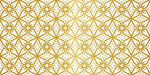 Golden Starburst Pattern Seamless Geometric Design, White Background, Golden Lines, Abstract Pattern, Geometric Art, Tileable, Decorative