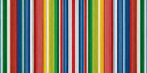 Vibrant Striped Pattern - Abstract Composition of Colorful Lines, Fabric Texture, Geometric Shapes, Stripes, Background, Design, Art