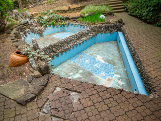 Two small pools on the site