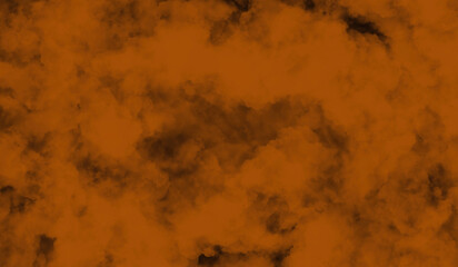 Halloween pumpkin smoke gradient background, black and orange high quality PNG