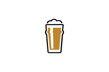vector beer glass