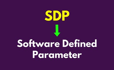 SDP Meaning, Software Defined Parameter