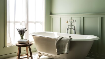 Tranquil bathroom arrangement