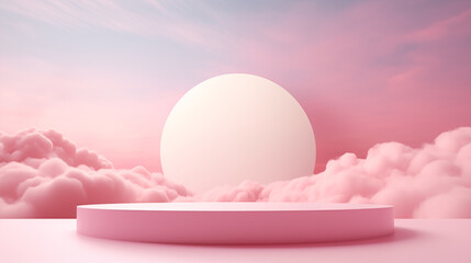 Pink Visualizer Background