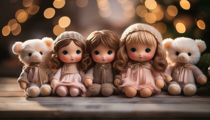 dolls in the market
