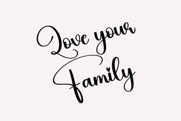 Love your family Name signature with beautiful and stylish font