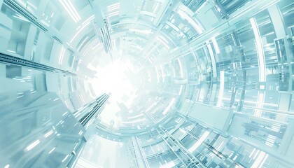 Obraz premium A sleek, futuristic design that showcases innovative technology on a clean white background