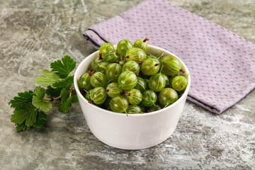 Ripe sweeet and juicy gooseberry