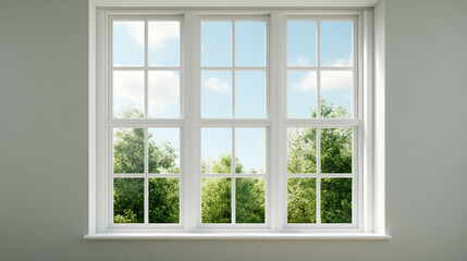 Completed PVC window installation with perfectly sealed edges and a clean finish sunlight streaming through glass ideal home improvement result modern and efficient design 