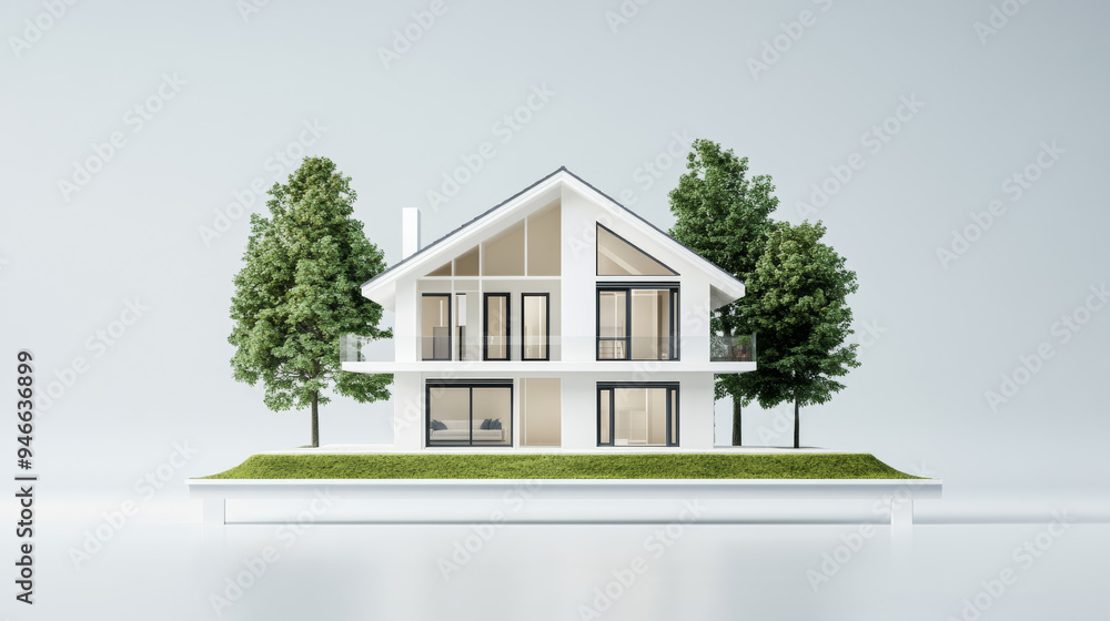 Poster cross-section view of advanced pvc window technology