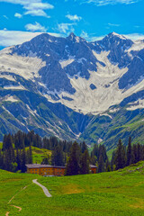 Das Lechquellengebirge in Vorarlberg (Österreich)