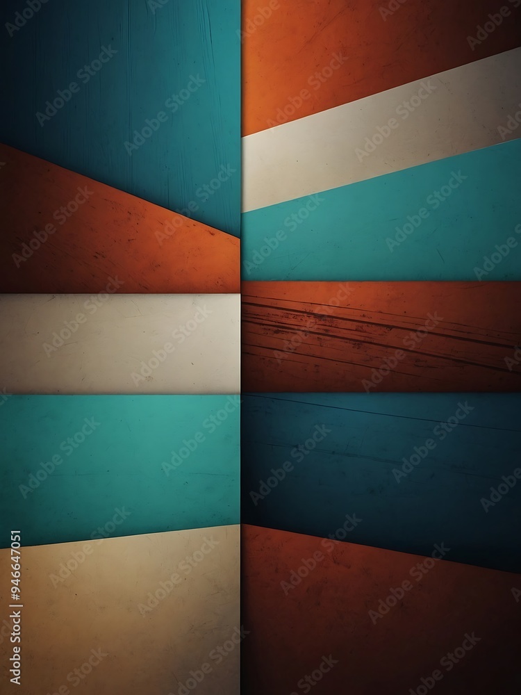 Poster Simple geometric abstract background featuring minimalist design