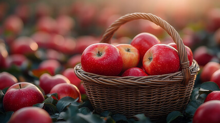 apples in the basket