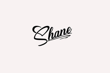 Shane Name signature with beautiful and stylish font