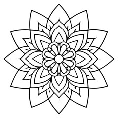 mandala design vector illustration