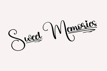 Sweet Memories Name signature with beautiful and stylish font