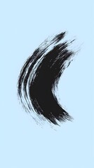 Fototapeta premium Silver Paint Stroke on Blue Background, Abstract Image, Texture, Pattern, Wallpaper, Cover and Screen for Smartphone, PC, Laptop, 9:16 and 16:9 Format