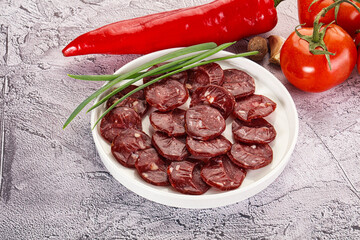 Wild Bear meat homemade sausages