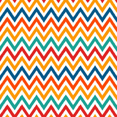 Brush strokes seamless pattern. Freehand horizontal zigzag stripes print. Repeated chevron lines background. Simple classic geometric ornament. Trendy grunge design. Vector abstract modern wallpaper