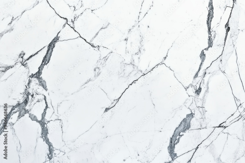 Poster a high-resolution image showcasing the intricate veins and patterns of white carrara statuario marbl