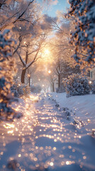 Snow scenery
