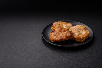 Delicious fried pork or chicken chops breaded with salt and spices