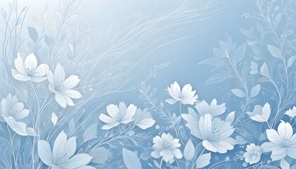 Fototapeta premium floral background with flowers