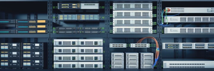 2D Rendering of Advanced Computer Network Systems