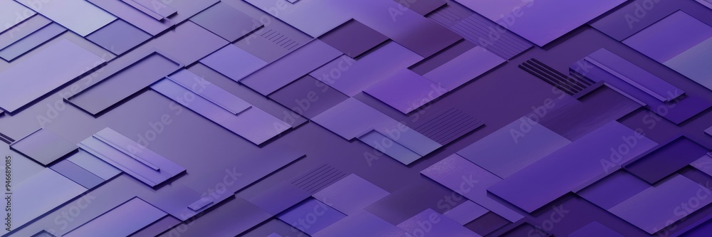 Poster seamless abstract geometric background featuring a purple color palette. illustration of mosaic desi