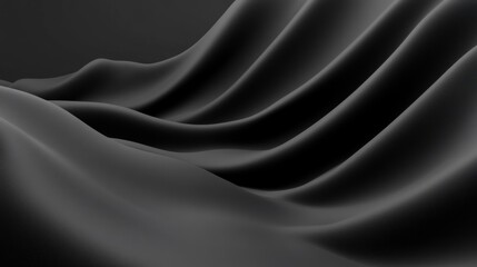 Fototapeta premium High-contrast sound waves in black and white, with sharp edges and dramatic lighting.
