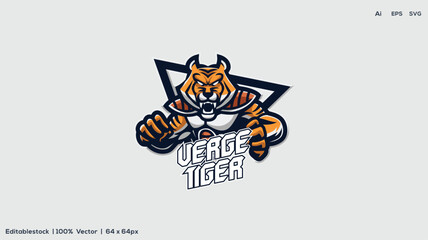 Tiger Premium Mascot Illustration modern design 