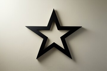 Elegant Twisting Star on Off-White Canvas in Three-Dimensional DesignUnique Swirling Rectangle on Pale White Ground in Three-Dimensional Design