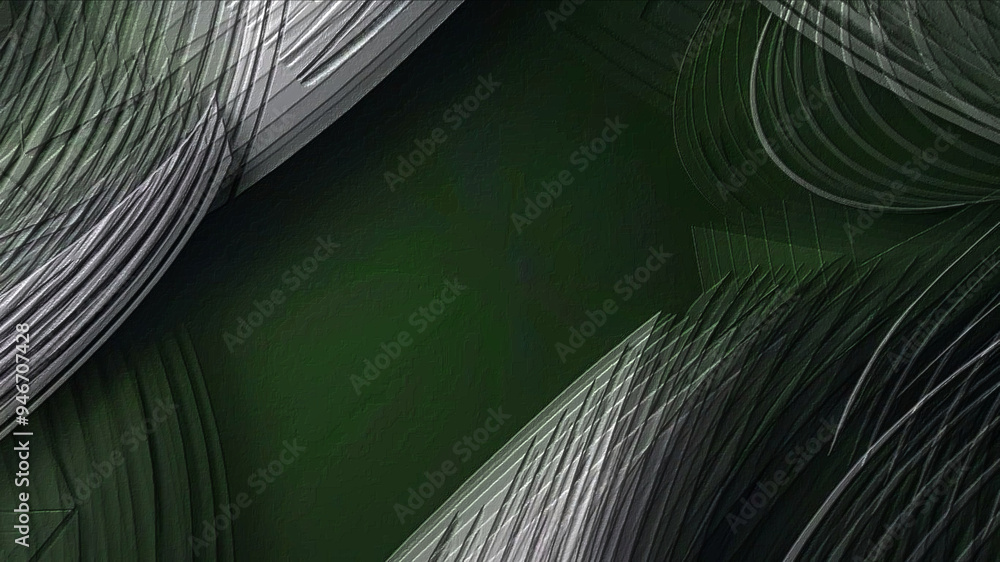 Aufkleber fantasy chaotic colorful fractal pattern. abstract fractal shapes. 3d rendering illustration backgro