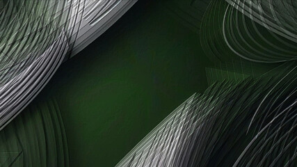 Fantasy chaotic colorful fractal pattern. Abstract fractal shapes. 3D rendering illustration background or wallpaper.