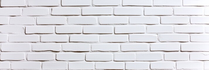 Fototapeta premium A close-up view of a textured white brick wall.
