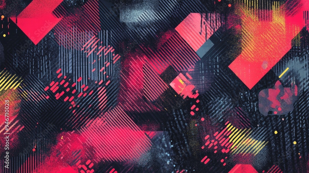 Poster abstract patterned background design