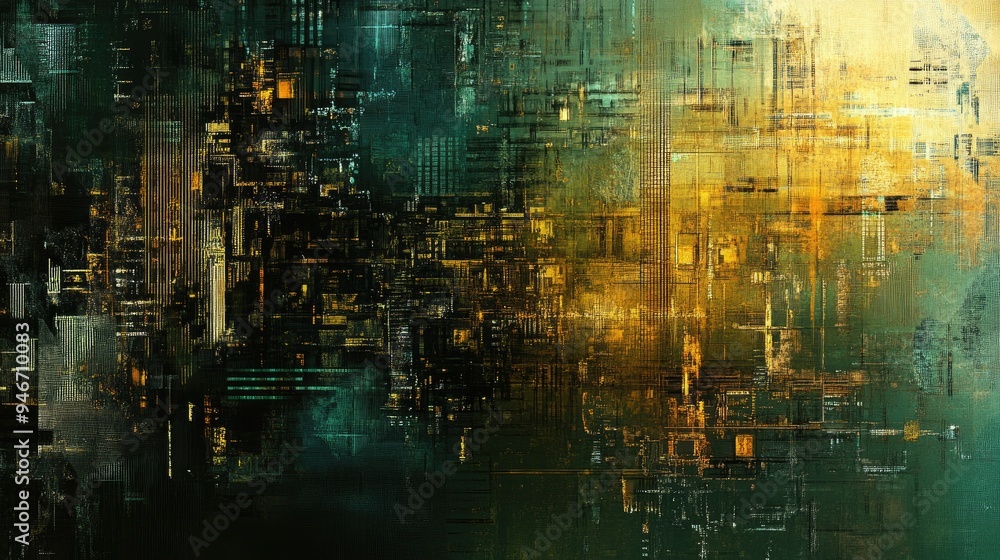 Aufkleber abstract vertical digital intelligence design as a backdrop for mobile devices