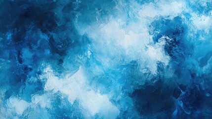 Contemporary abstract backdrop in shades of blue