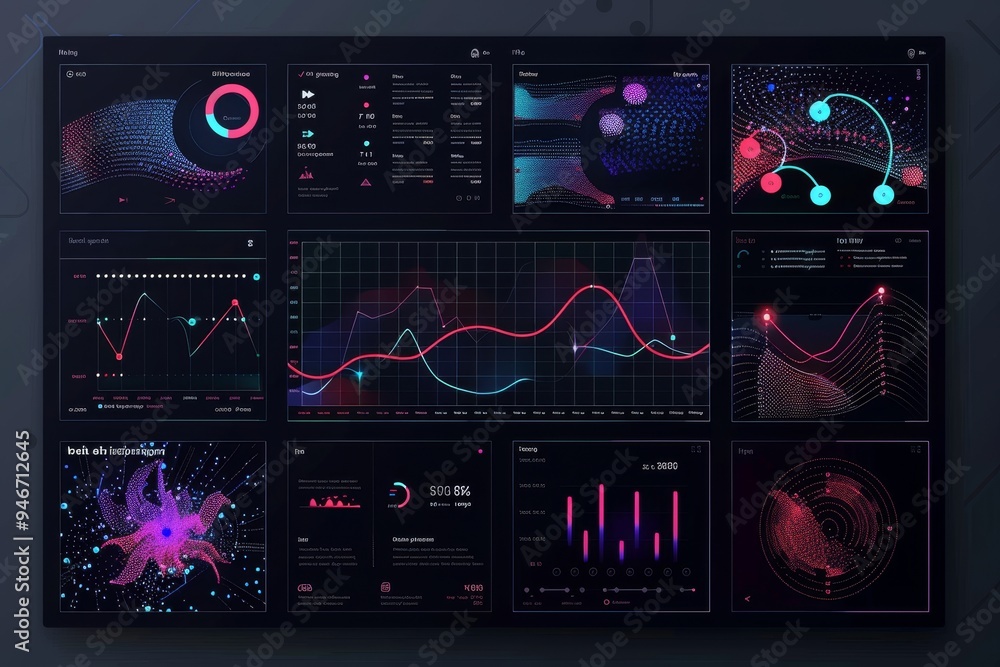 Poster charts and analytics provide visual illustrations of data