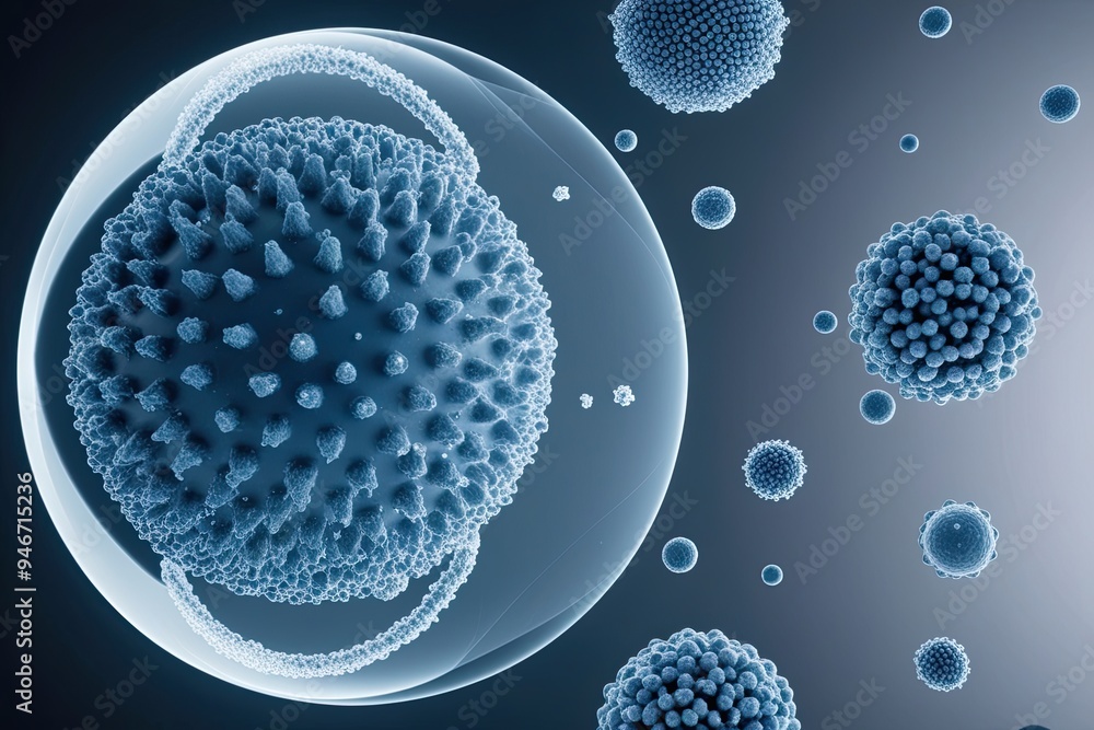 Poster enhanced particle visualization in diverse shapes for healthcare solutions