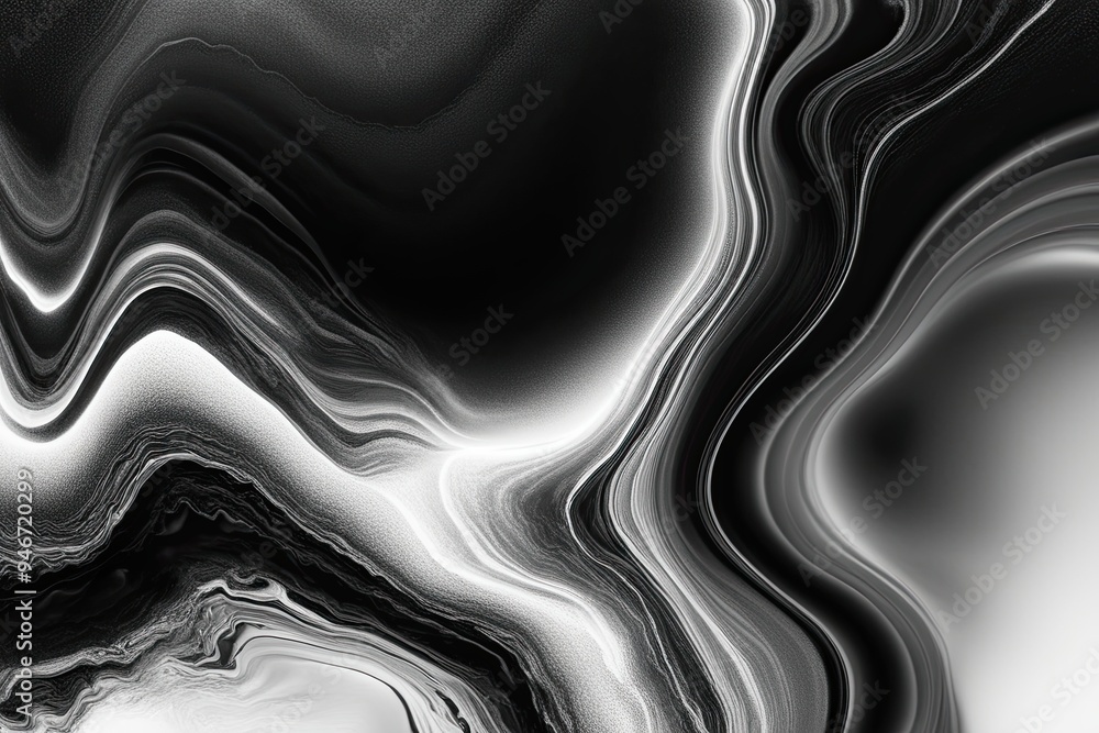 Poster elegant black and white noise texture background with smooth gradient design