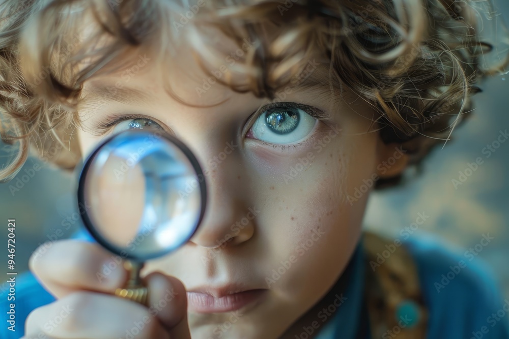 Poster encouraging curiosity and problem-solving skills in children