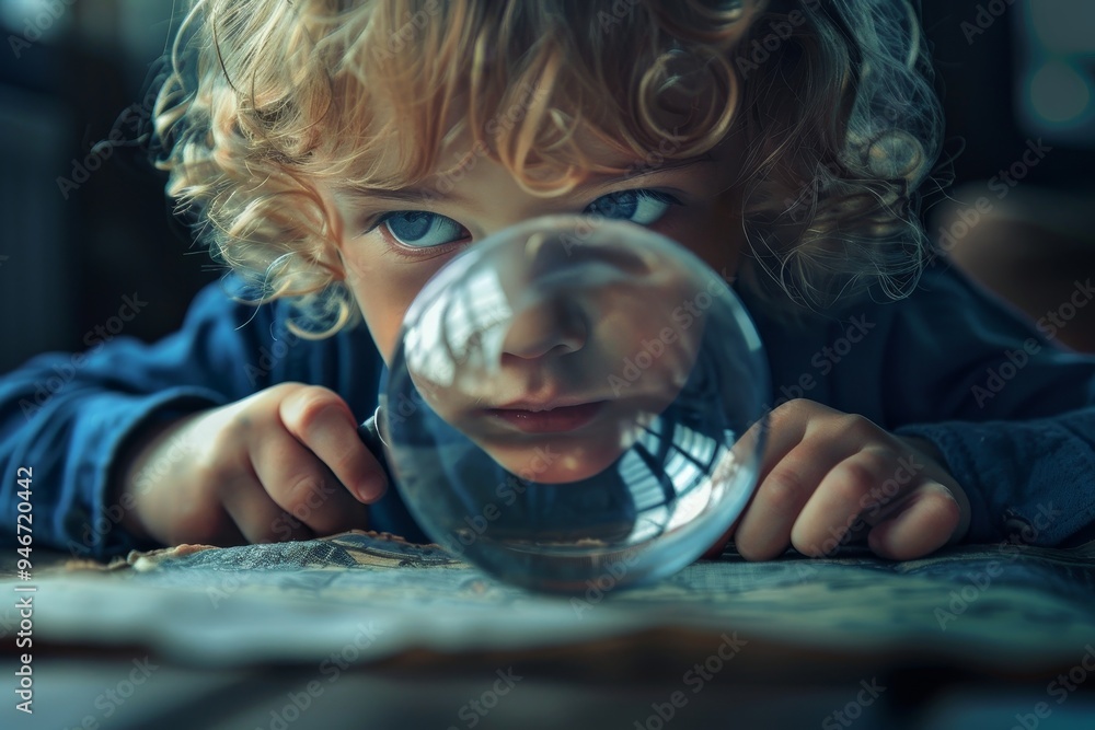 Poster encouraging curiosity and problem-solving skills in children