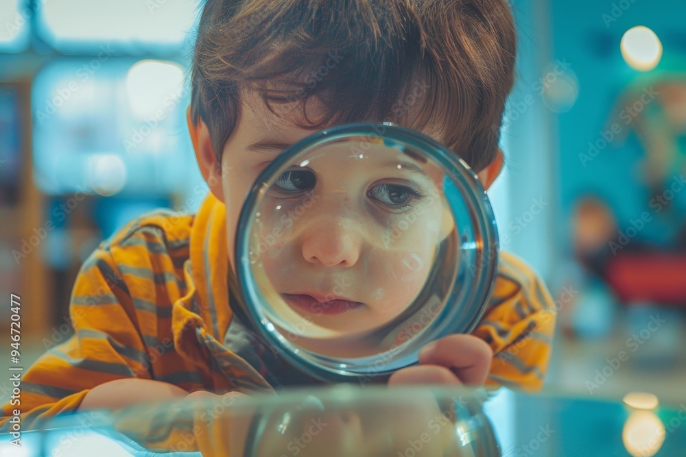 Poster encouraging curiosity and problem-solving skills in children