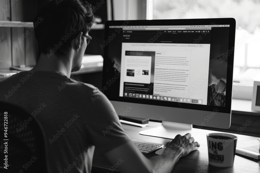 Poster website design focuses on intuitive layout and functionality