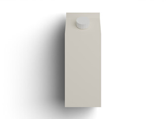 Milk packaging mockup